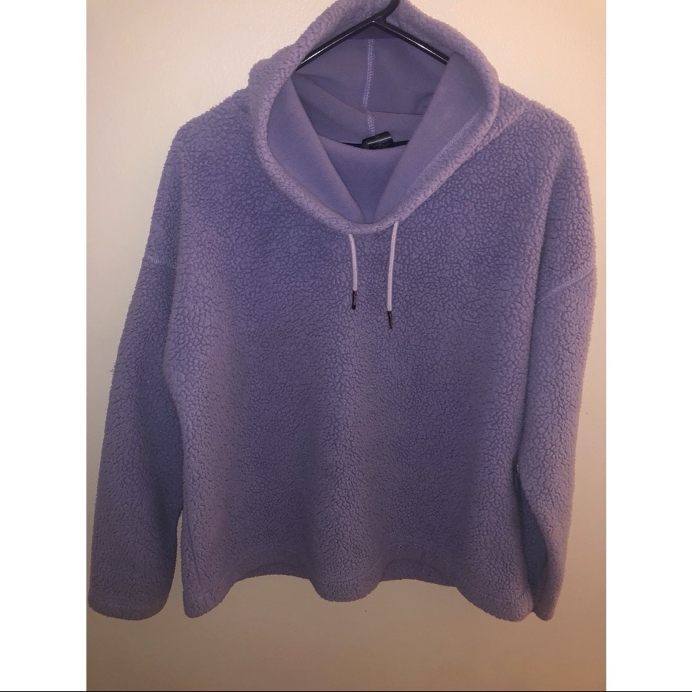 Womens lilac champion hoodie large